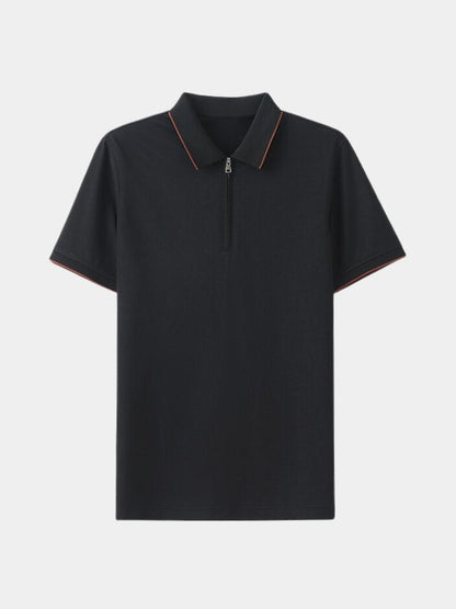 Regis Quarter Zip Polo – Cross & Crown
