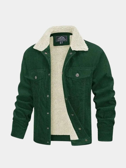 Heritage Corduroy Sherpa Jacket - Cross & Crown
