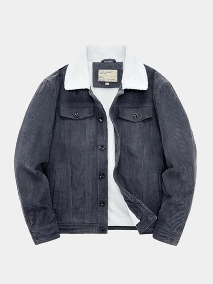 Chaqueta de pana vintage minimalista - <tc>Cross & Crown</tc>