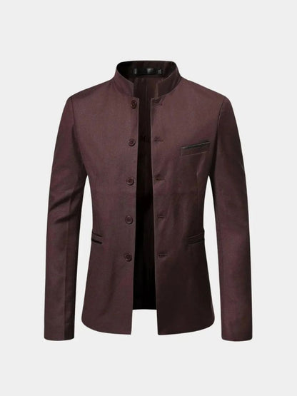 Elegant Collar Jacket - Cross & Crown