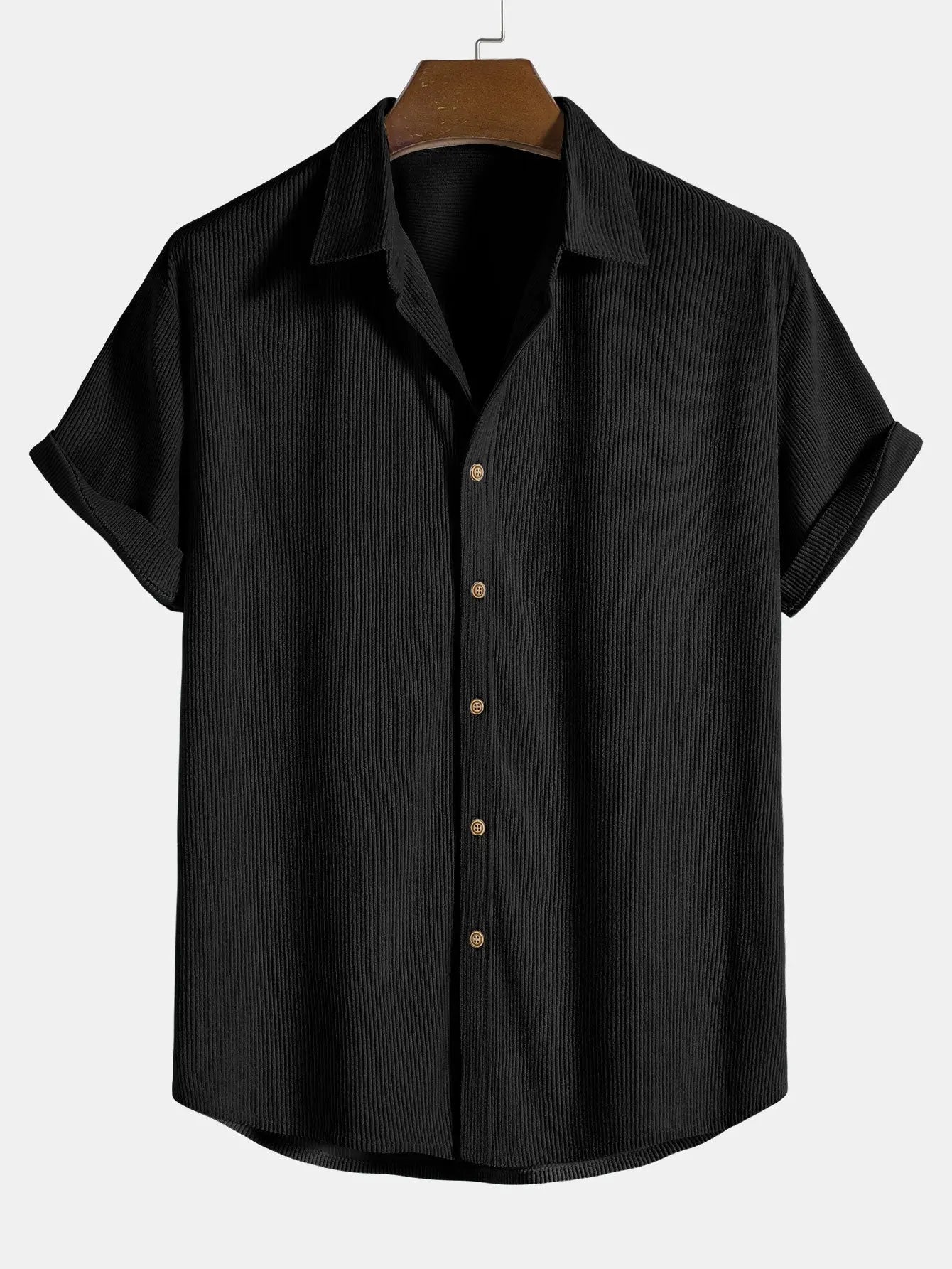 Minimalist Corduroy Shirt - Cross & Crown CROSS & CROWN