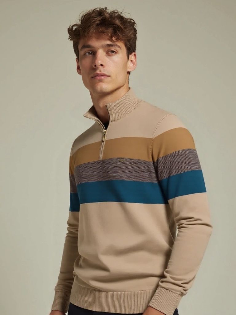 Minimalist High Collar Sweater - Cross & Crown