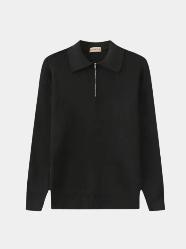 Dubrovnik - Felpa pullover polo da uomo