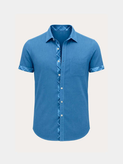 Ocean Detail Casual Shirt - Cross & Crown