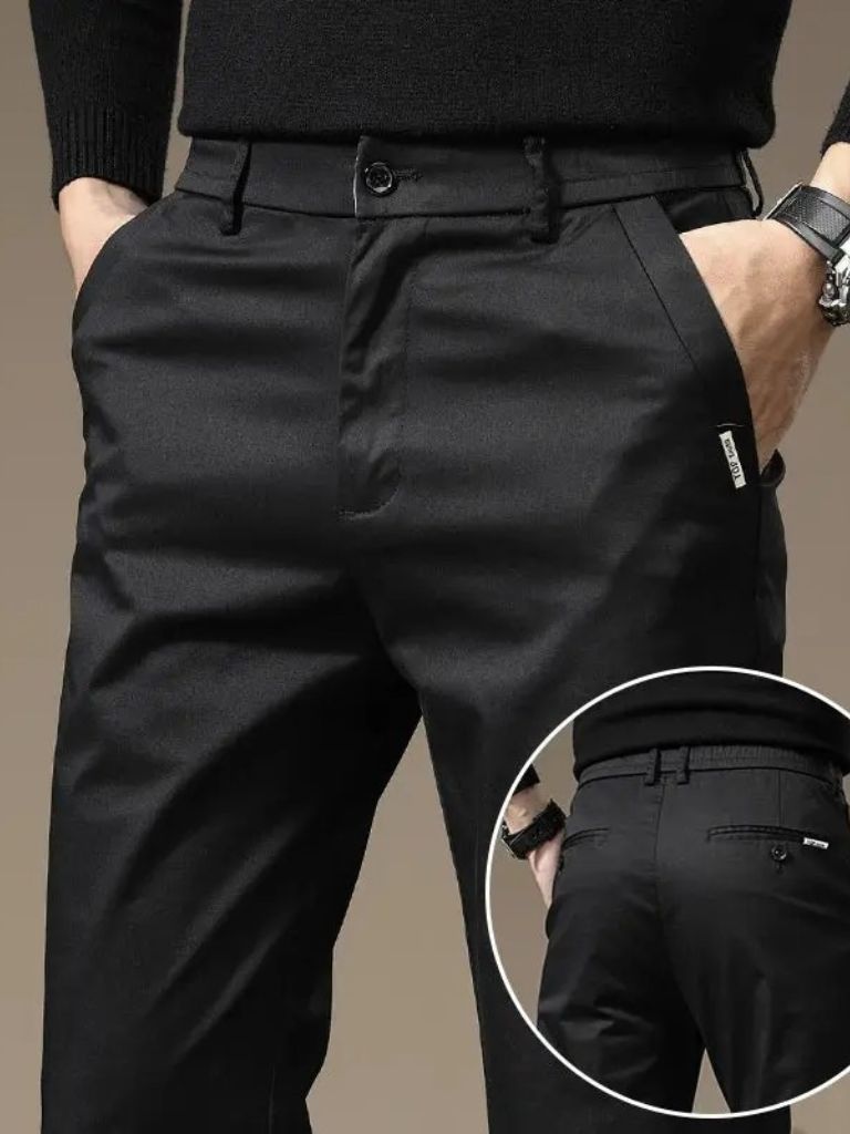 Essential Straight Trousers - Cross & Crown