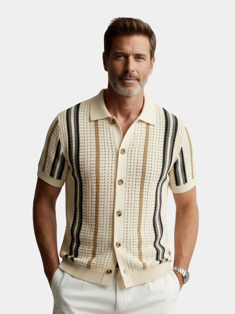 Sunset Groove Polo – Cross & Crown