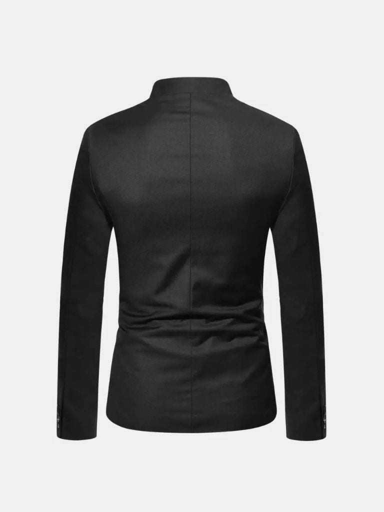 Elegant Collar Jacket - Cross & Crown