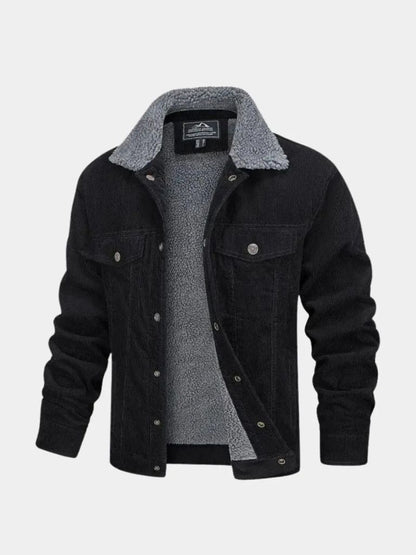 Heritage Corduroy Sherpa Jacket - Cross & Crown