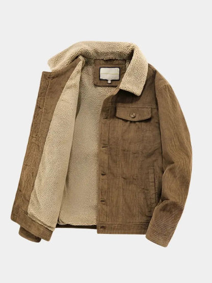 Chaqueta de pana vintage minimalista - <tc>Cross & Crown</tc>