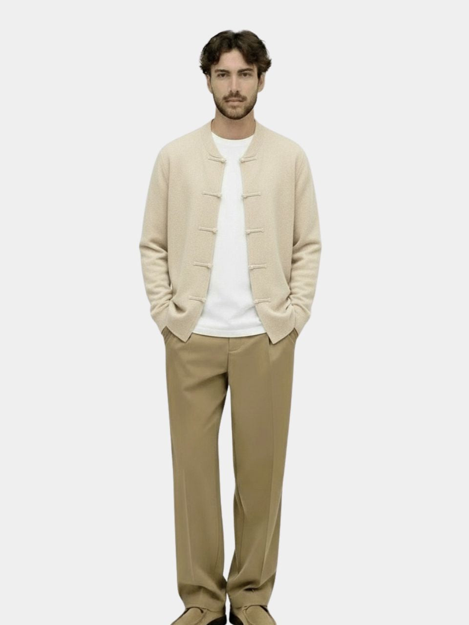 Torino Cashmere Cardigan - Cross & Crown