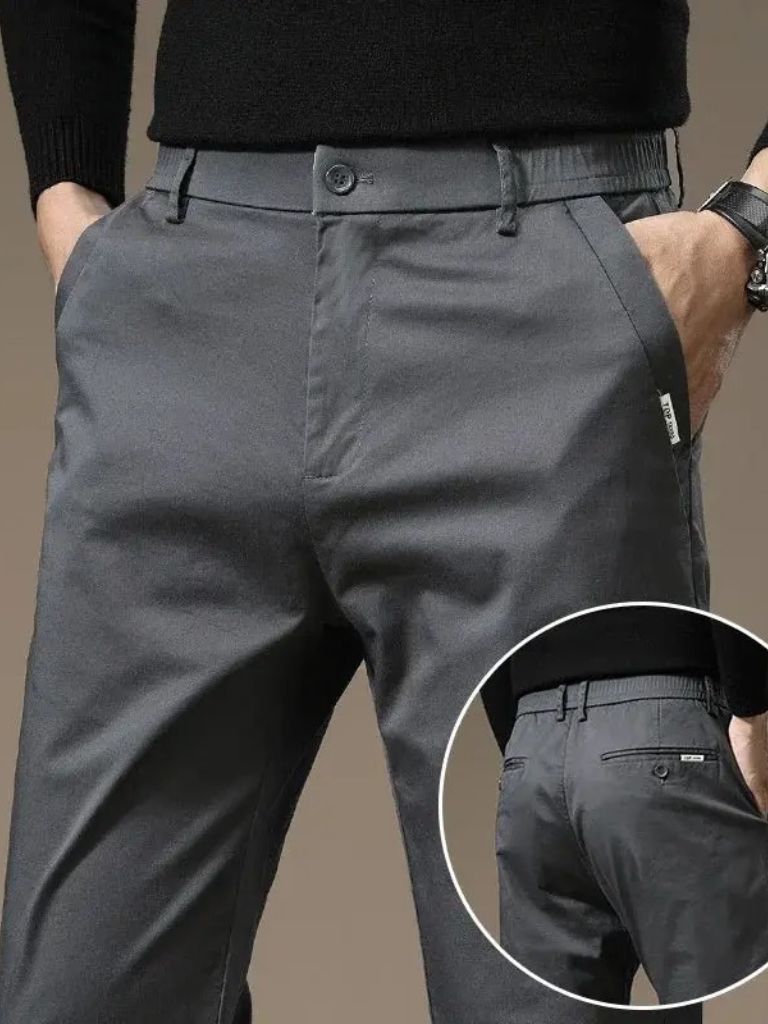 Essential Straight Trousers - Cross & Crown
