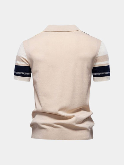 Sundown Stripes Polo – Cross & Crown