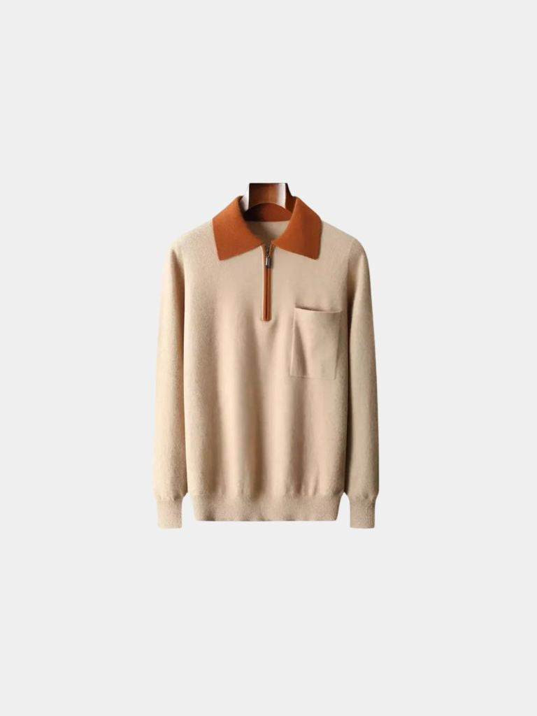 POLO 100% CASHMERE CREMALLERA