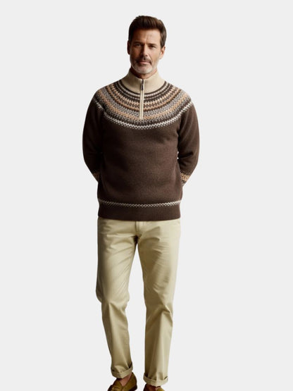Valenbourg Nordic Knit Sweater - Cross & Crown