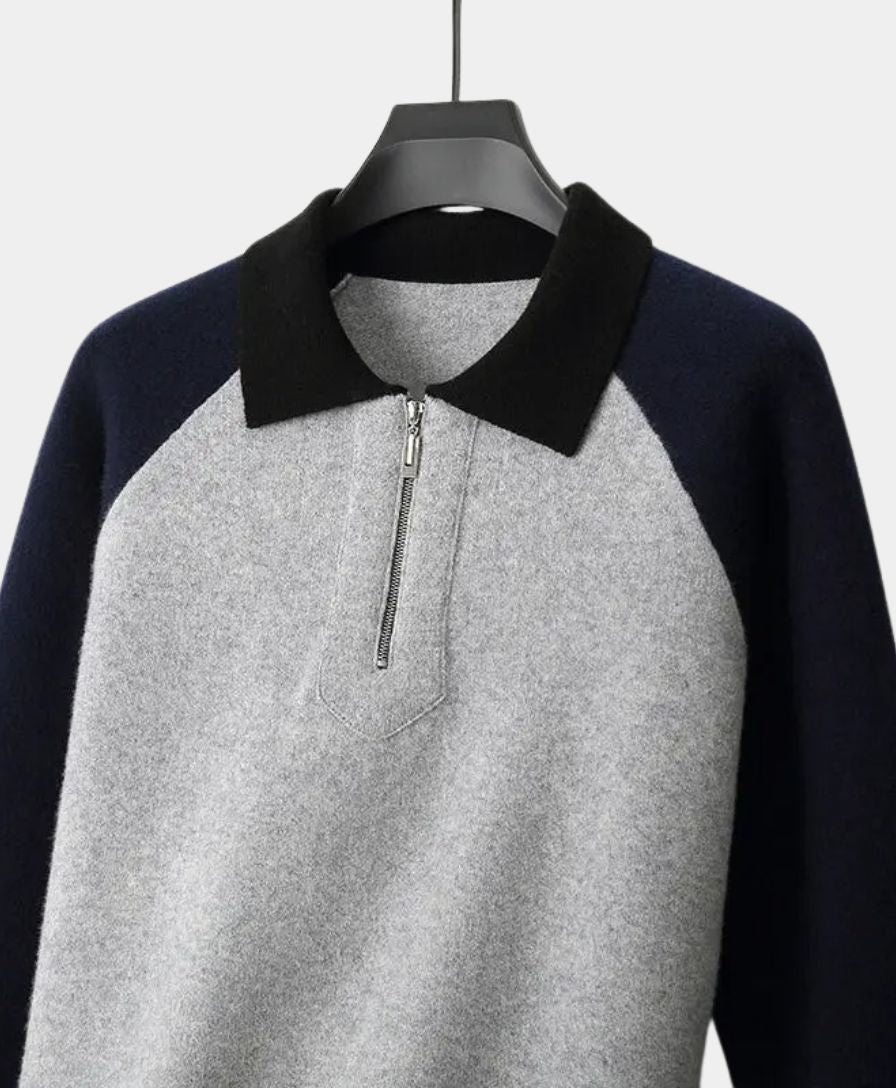 Essential Polo Sweater - Cross & Crown