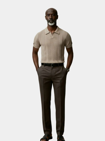 Beige Ancien Polo - Cross & Crown