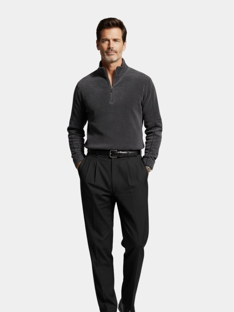 Alpine Quarter-Zip Sweater - Cross & Crown