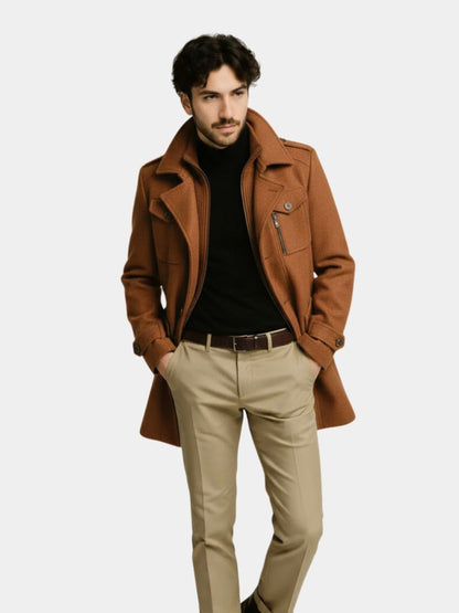 Old Money Two-Piece Winter Coat - Cross & Crown