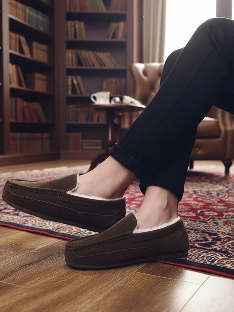 Valerio Suede Comfort Loafers - Cross & Crown