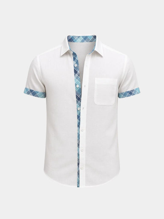 Ocean Detail Casual Shirt - Cross & Crown