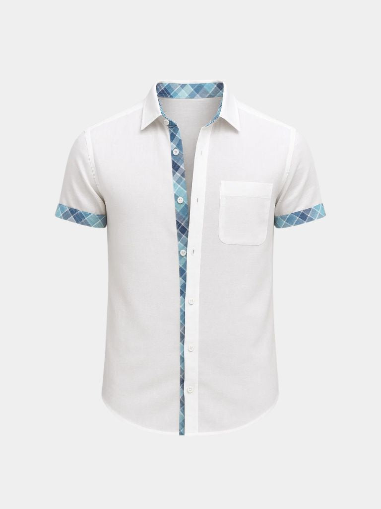 Ocean Detail Casual Shirt - Cross & Crown