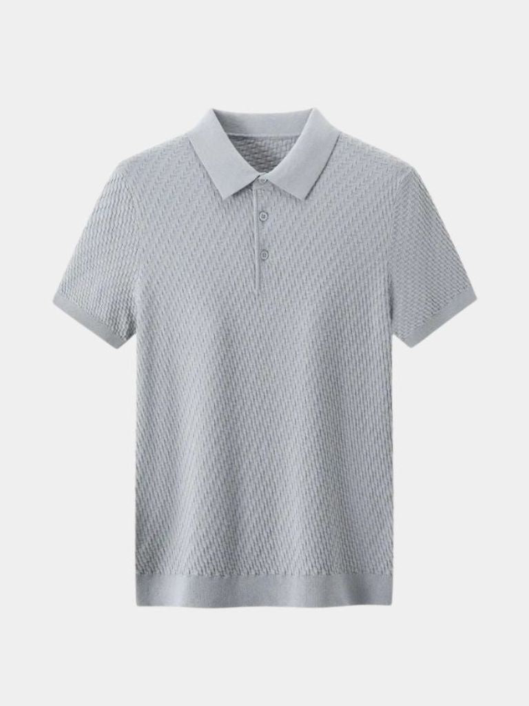 Elegant Cotton Polo T-Shirt - Cross & Crown
