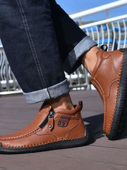Brave Leather Boots - Cross & Crown