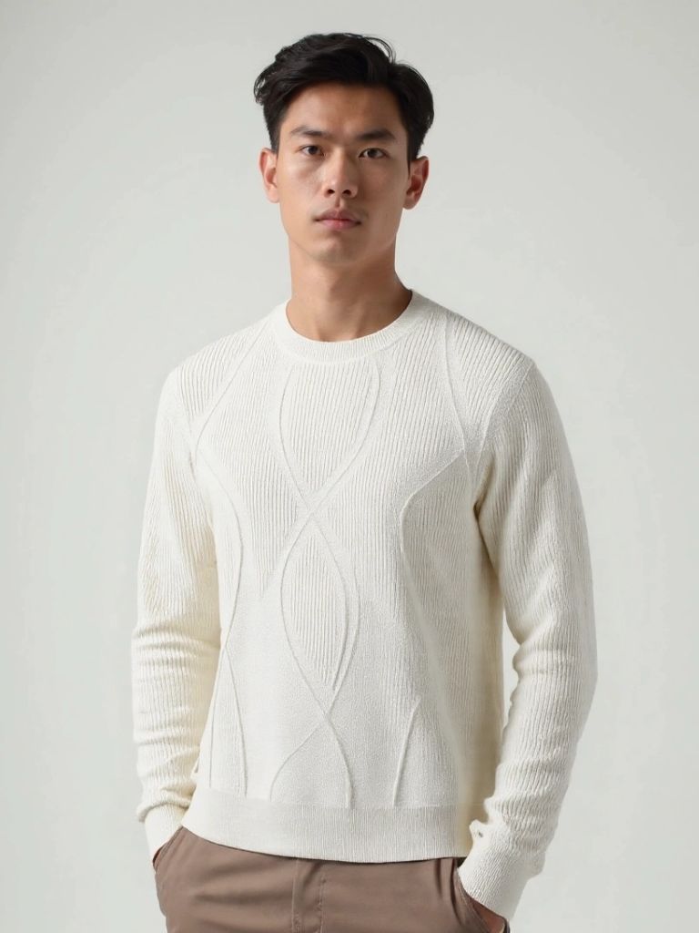 Wool Pullover Sweater - Cross & Crown