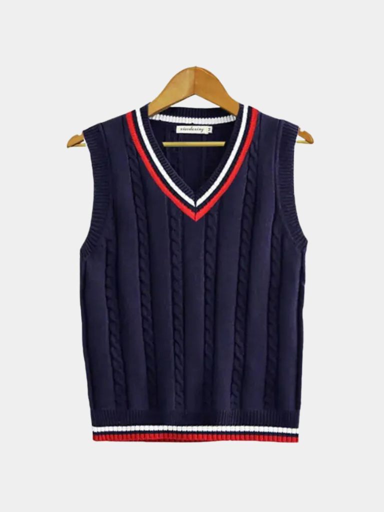 Old Money Essential Knit Vest - Cross & Crown