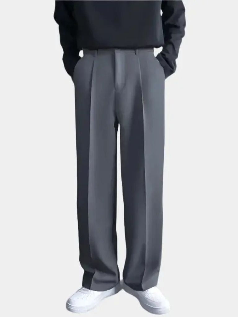 Pantalones minimalistas Old Money - <tc>Cross & Crown</tc>