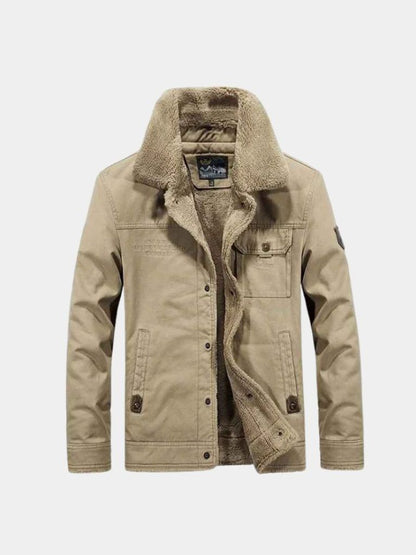 Vintage Military Aviator Jacket - Cross & Crown