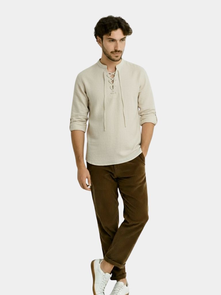 Casual Blouse Long Sleeve T-Shirt - Cross & Crown