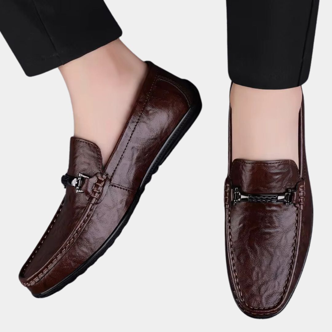 Belgravia Leather Loafers - Cross & Crown