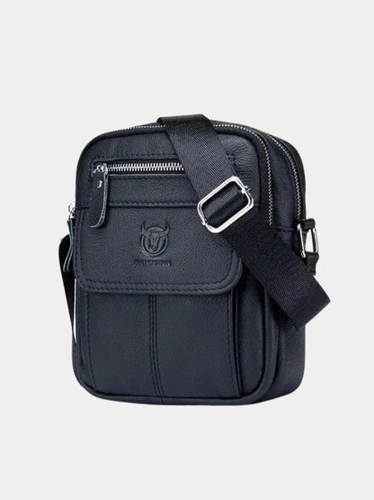Leather Messenger Bag - Cross & Crown
