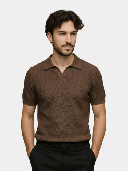 Brownstone Polo Shirt – Cross & Crown