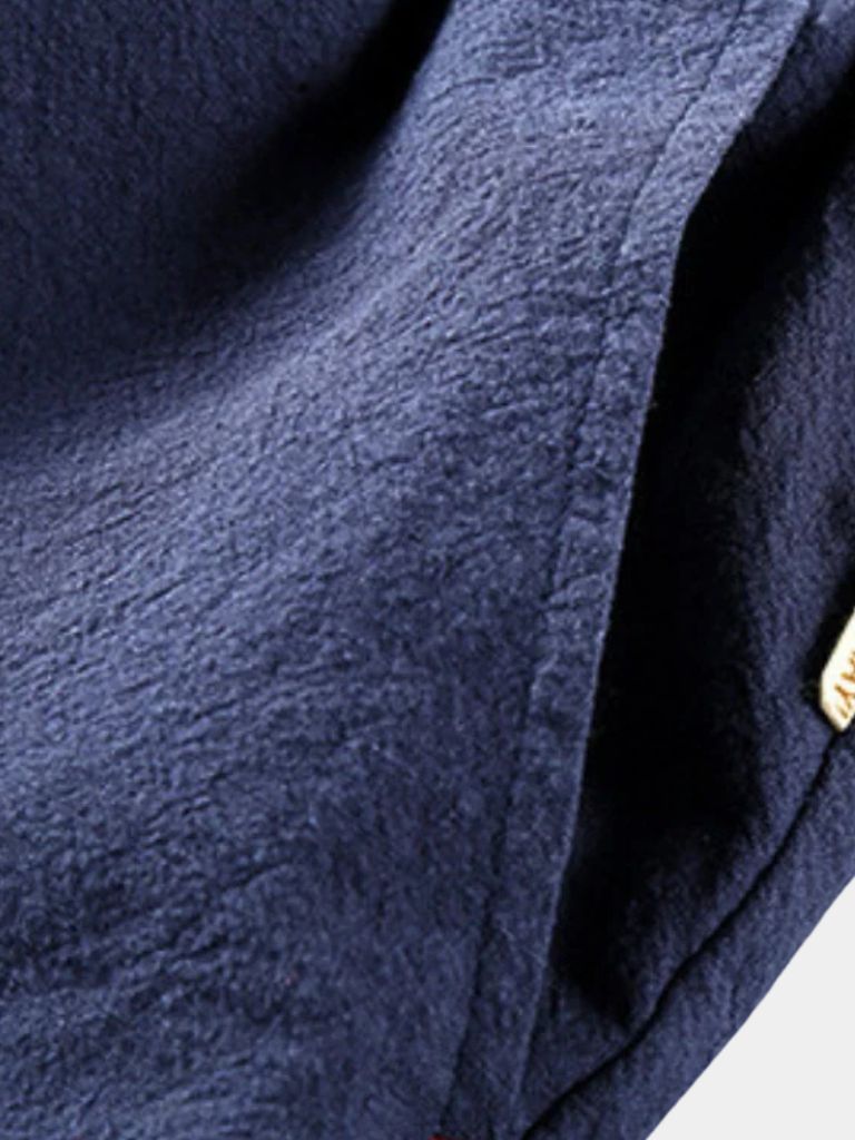 Azure Coast Linen Trousers - Cross & Crown