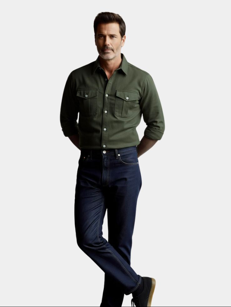 Vintage Long Sleeve Shirt - Cross & Crown