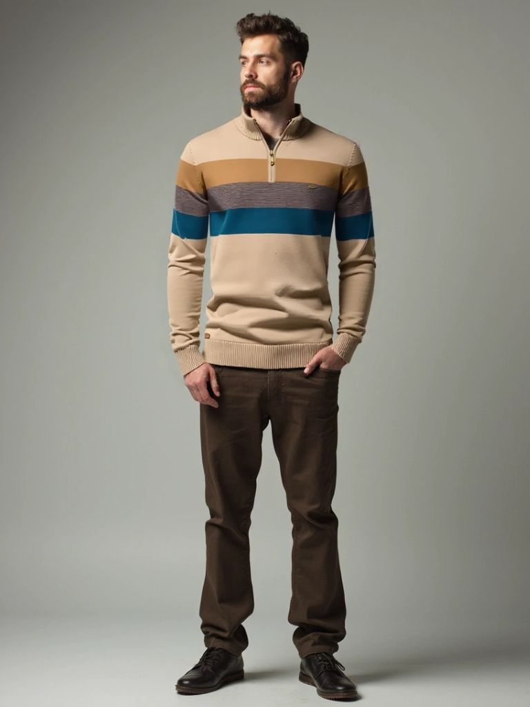 Minimalist High Collar Sweater - Cross & Crown
