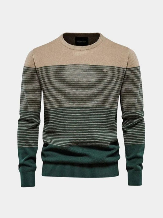 Crew Neck Knitwear Knit Pullover Sweater Jumper - Cross & Crown