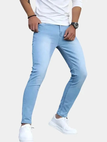 Stretchy Skinny Denim Jeans Trousers - Cross & Crown