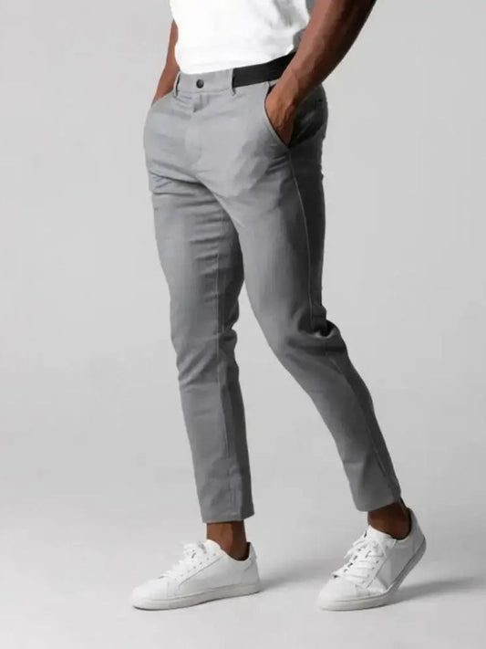 Stretchy Slim Trousers - Cross & Crown