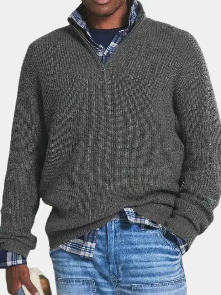 Highland Quarter-Zip Sweater - Cross & Crown