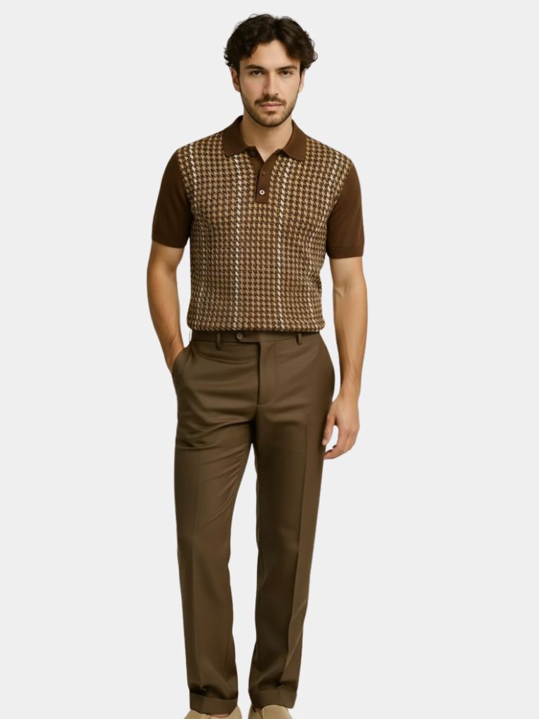 Old Money Aesthetic Polo Shirt - Cross & Crown