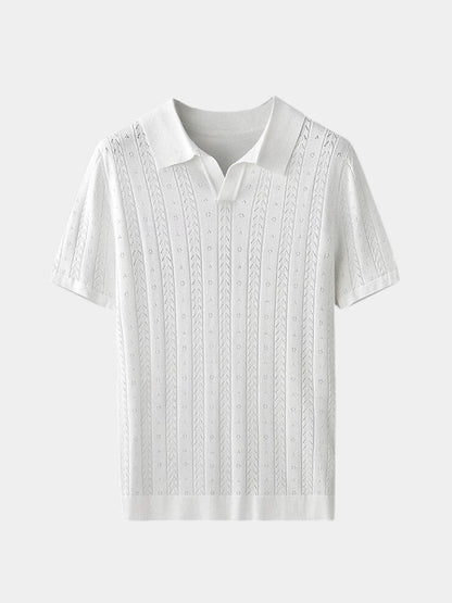 Classic Fit Business Polo Shirt - Cross & Crown