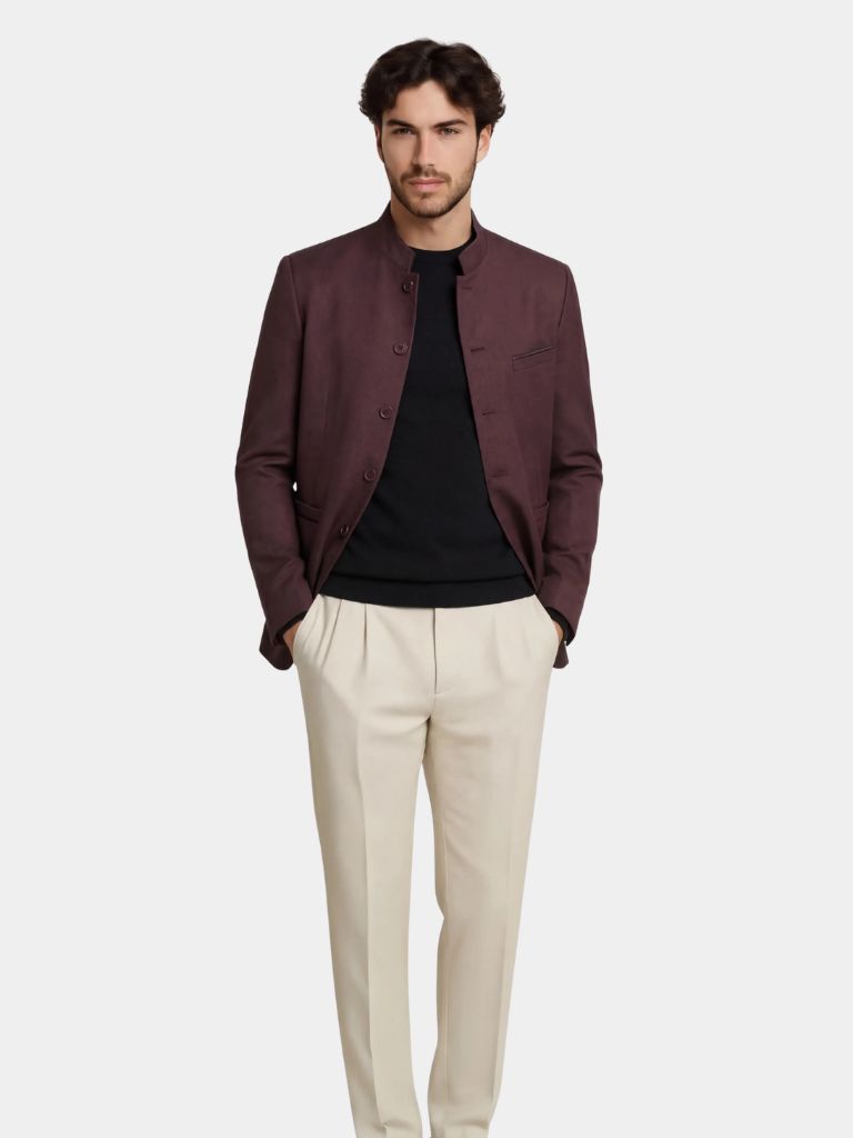 Elegante kraagjas - Kruis &amp; Kroon