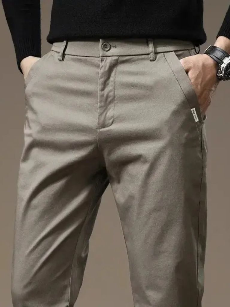 Essential Straight Trousers - Cross & Crown
