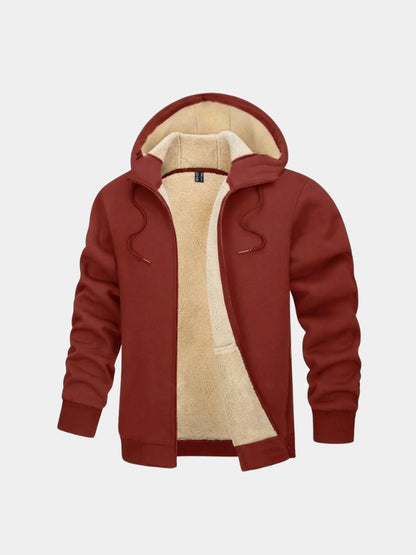 Winter Core Sherpa Hoodie Jacket - Cross & Crown