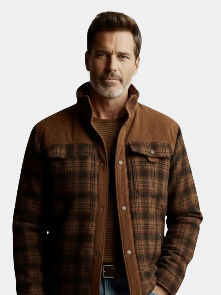 Redwood Rustic Flannel Jacket - Cross & Crown