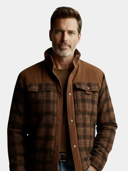 Redwood Rustic Flannel Jacket - Cross & Crown