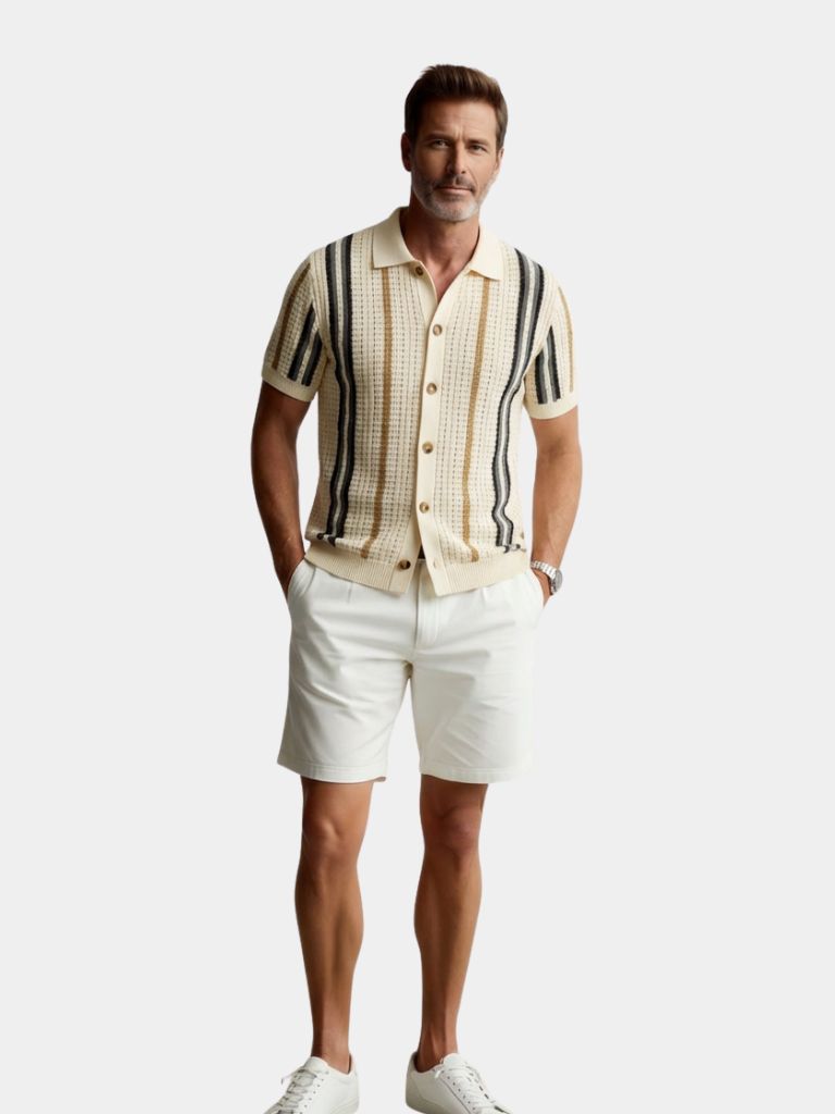 Sunset Groove Polo – Cross & Crown